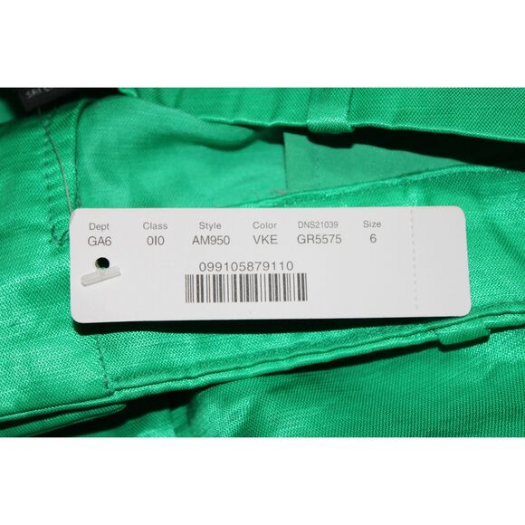 Womens J.Crew Drapey AM950 Kelly Green Linen Satin High Rise Shorts Size 6 NWT - Picture 8 of 11